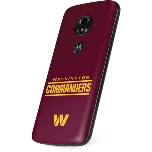 NFL Washington Commanders Performance Series Moto E5 Play Skin
